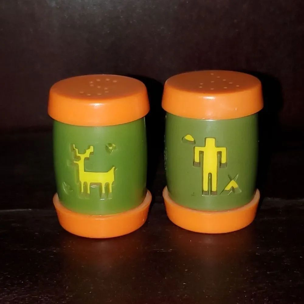 Vtg. Salt Pepper Shakers St. Labre Indian School